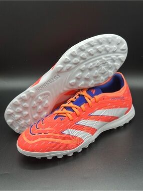 Adidas Predator Pro Turf Soccer Shoes “Coral Blaze Pack” (JI1185) Size 11.5 Men